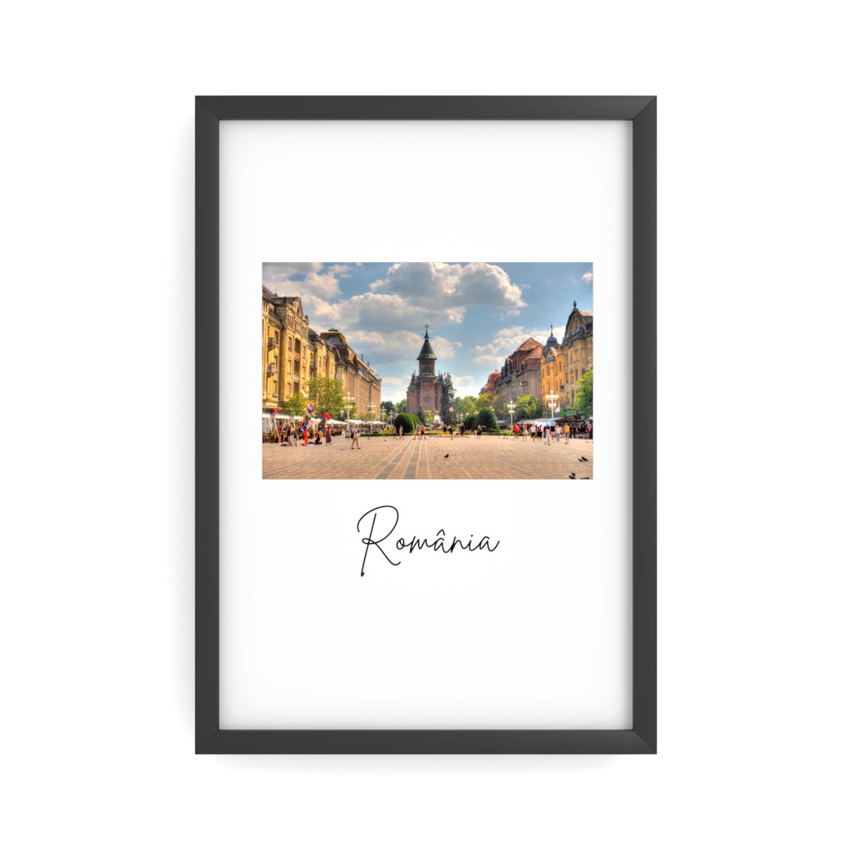 România Semimatte Poster - Rumänien Balkan Wandkunst | Rumänische Deko