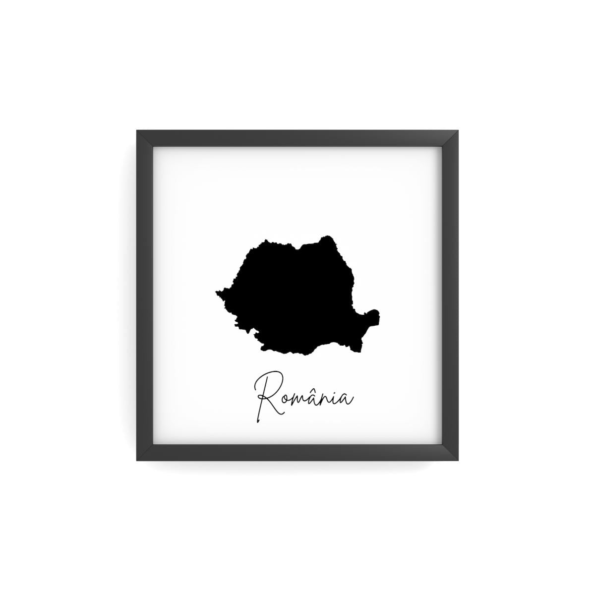 România Semimatte Poster - Rumänien Balkan Wandkunst | Rumänische Deko Premium