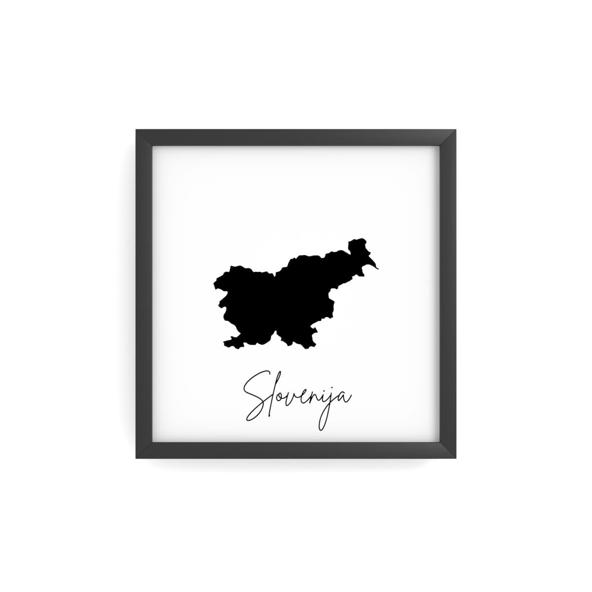 Slovenija Semimatte Poster - Balkan Wandkunst