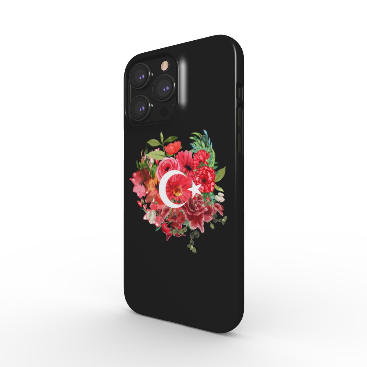 Türkiye Handyhülle Floral/Rot