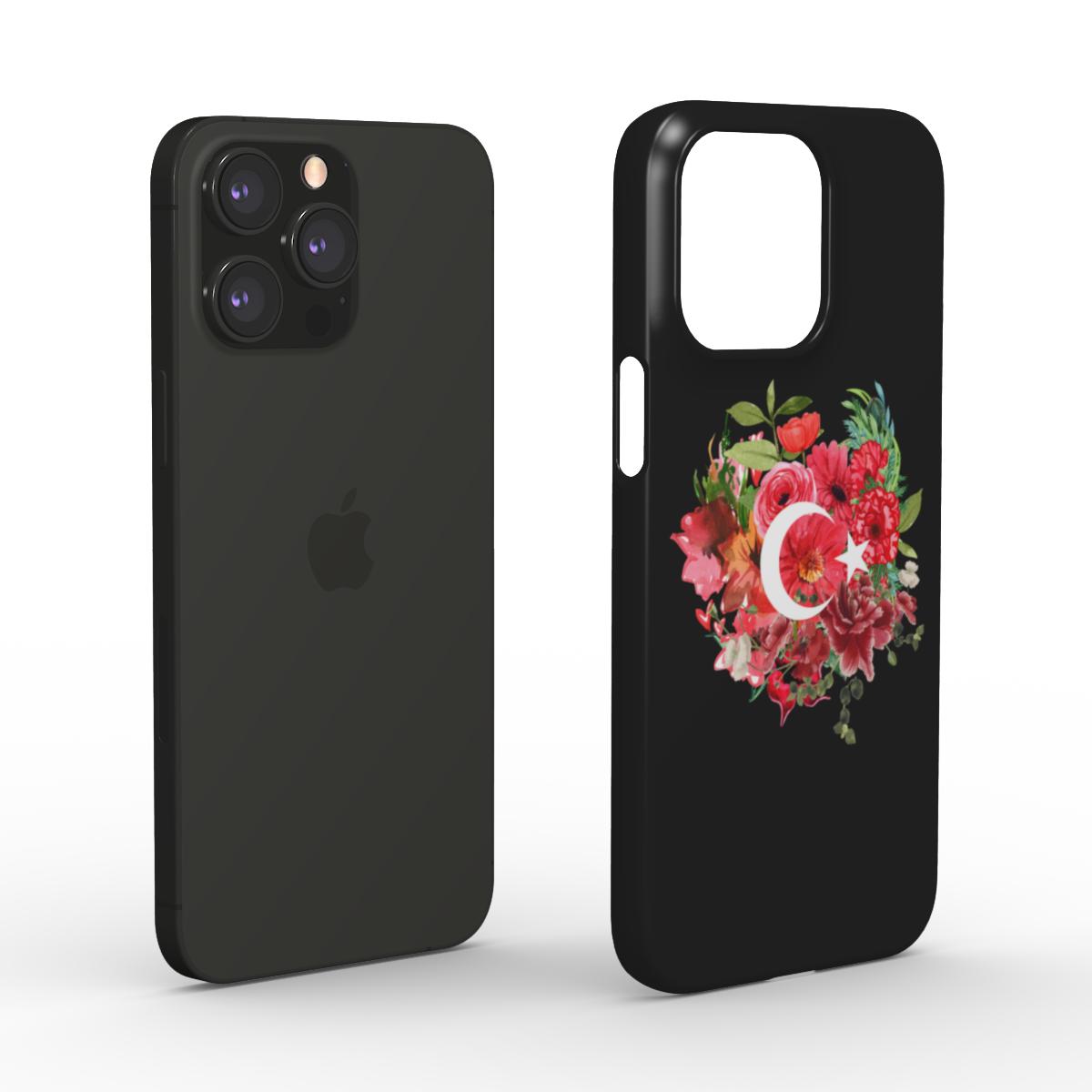 Türkiye Handyhülle Floral/Rot