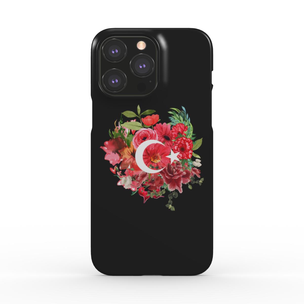Türkiye Handyhülle Floral/Rot