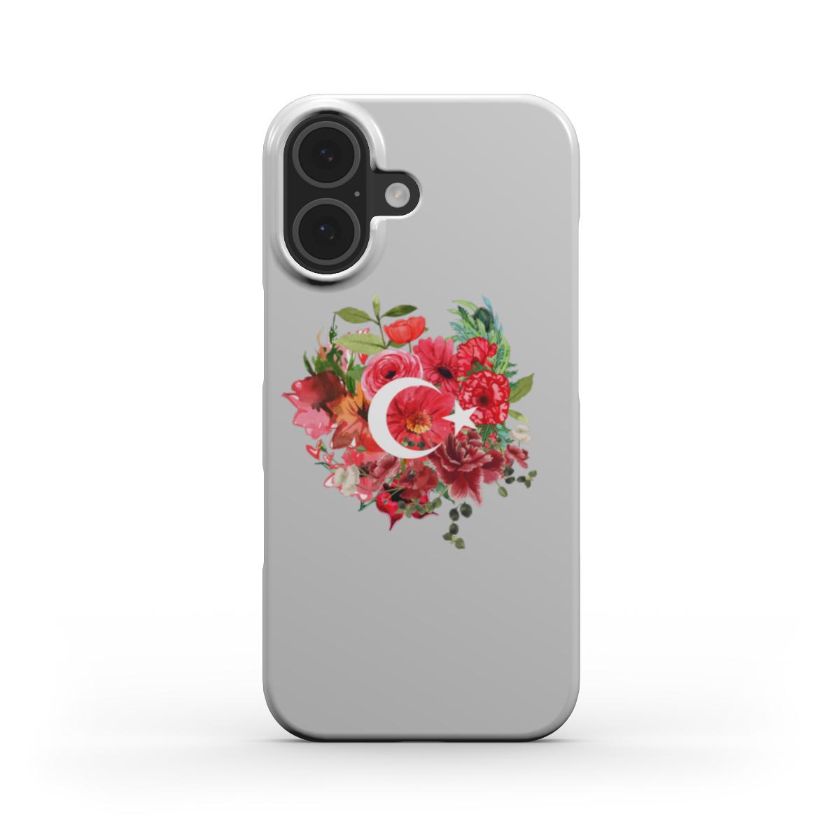 Türkei Handyhülle Floral/Rot/Weiß