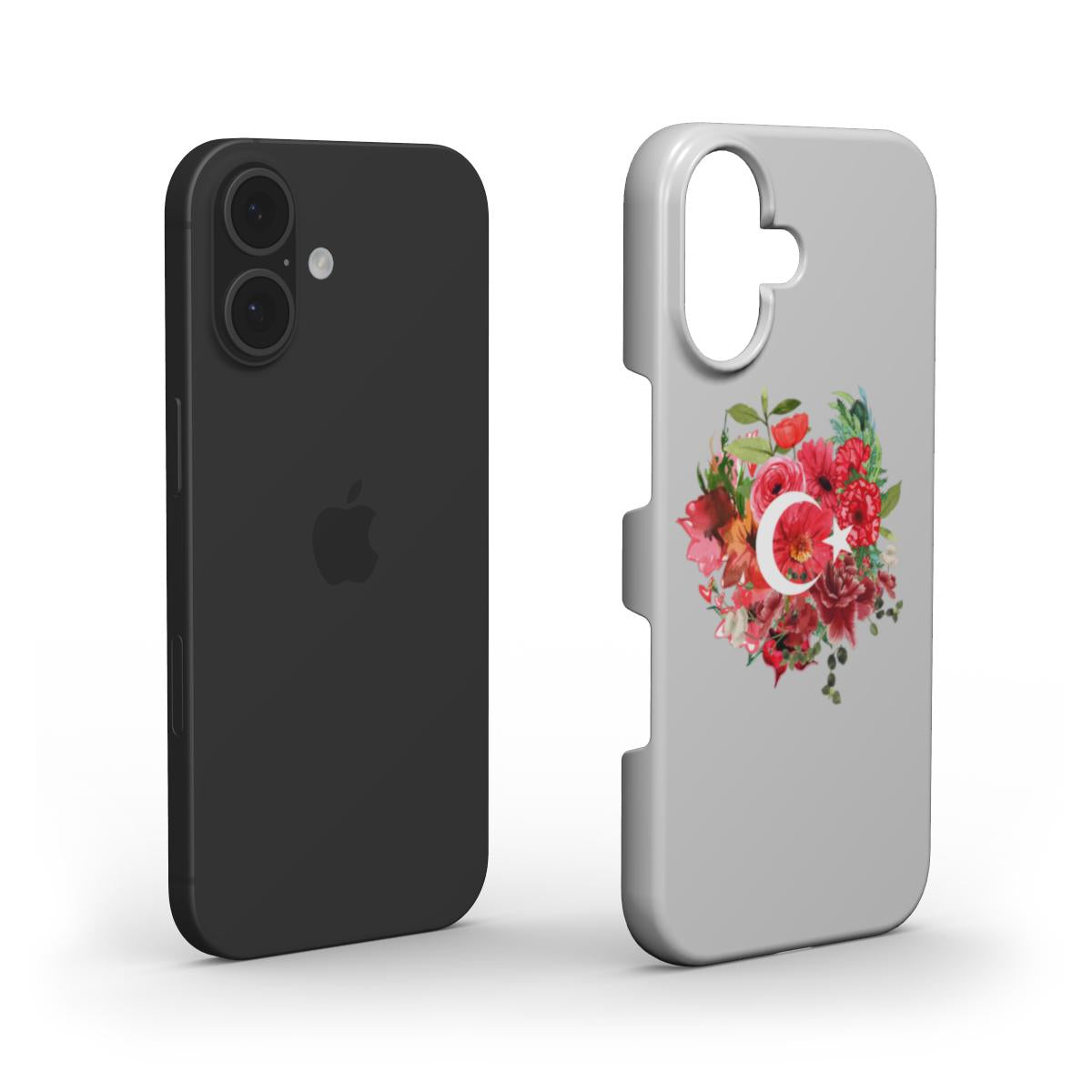 Türkei Handyhülle Floral/Rot/Weiß