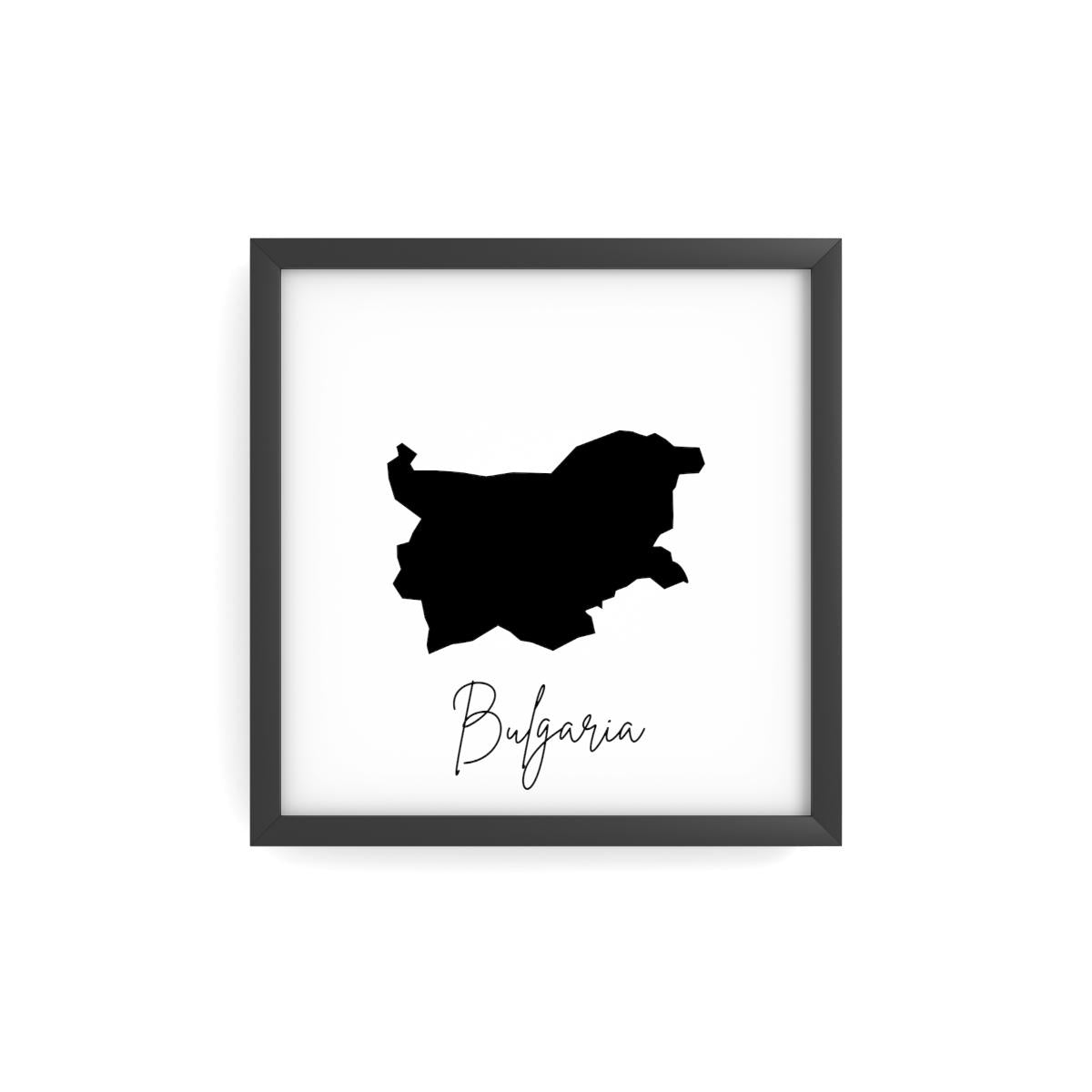 Bulgaria Semimatte Poster - Bulgarien Balkan Wandkunst | Bulgarische Deko Premium