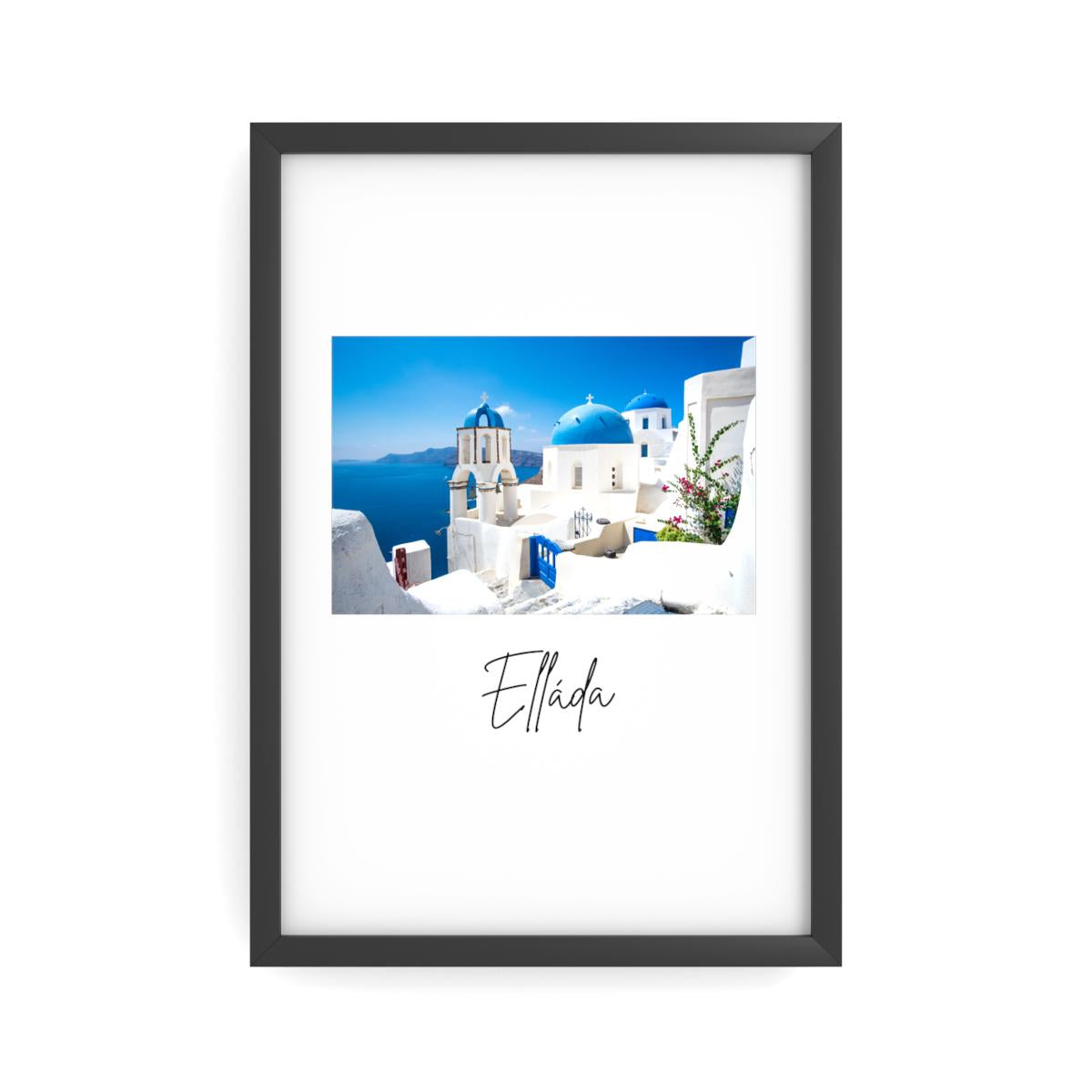 Elláda Semimatte Poster - Griechenland Balkan Wandkunst | Griechische Deko